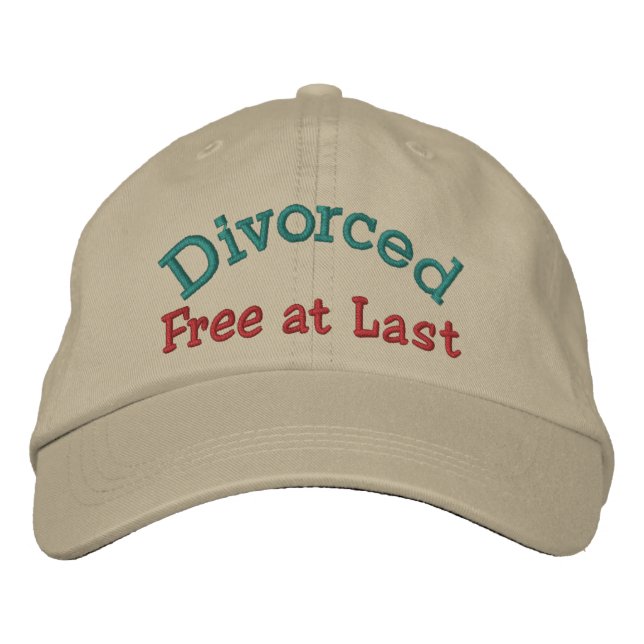 DIVORCED Cap by SRF - endlich kostenlos ! Bestickte Kappe (Vorderseite)