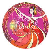 Diwali Bollywood Party Tänzer Personalisiert
