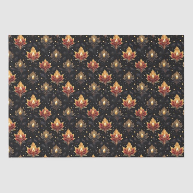 Diwali Candles Seidenpapier (Vorderseite)
