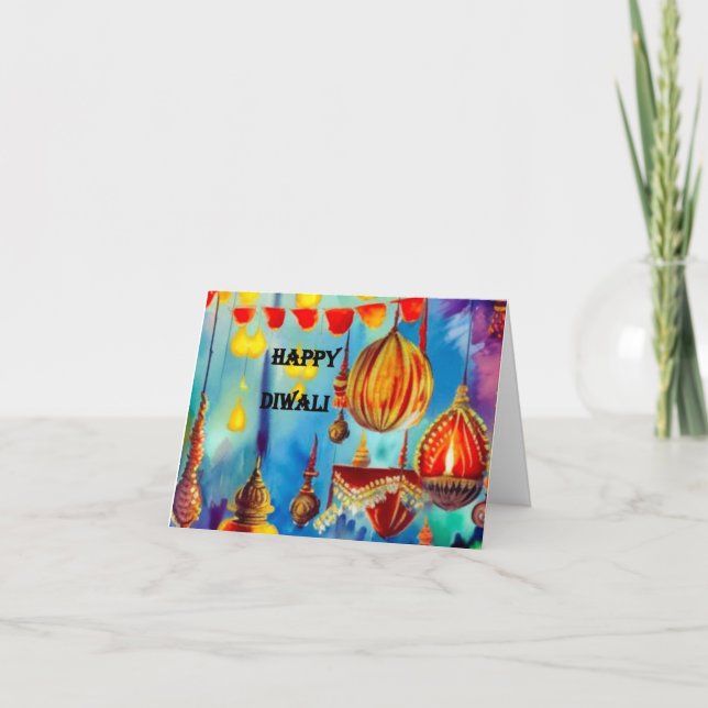 Diwali Card 7 Karte (Vorderseite)