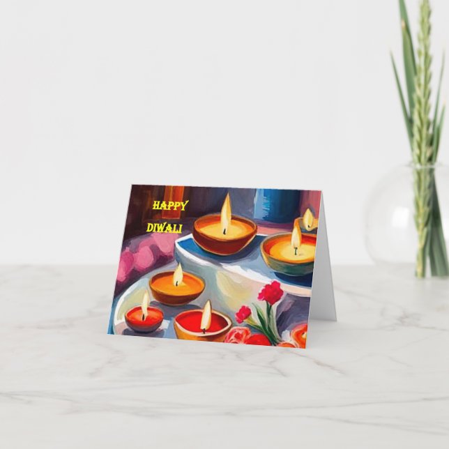 Diwali Card 9 Karte (Vorderseite)