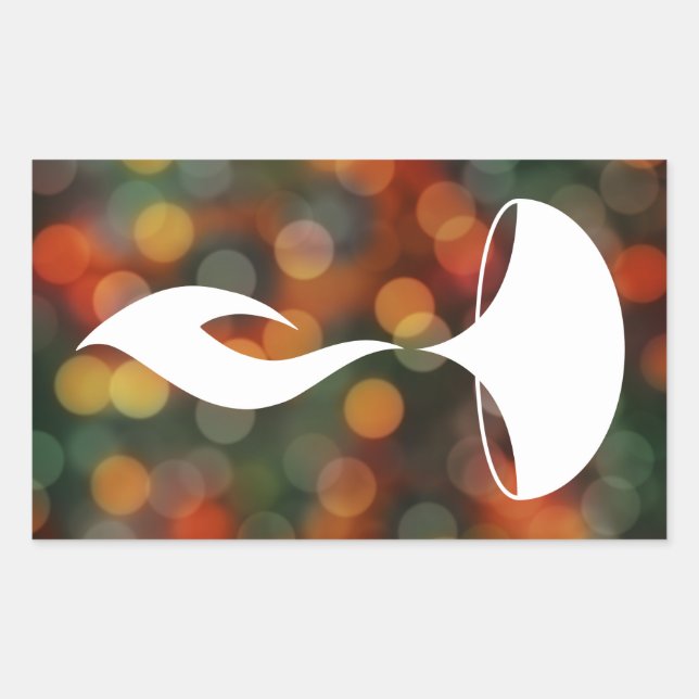 diwali diya bokeh Lichter Rechteckiger Aufkleber (Vorderseite)