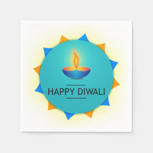 Diwali Diya Napkins Serviette