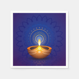 Diwali Diya Napkins Serviette