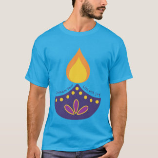Diwali Diya T - Shirt - Feiern Sie das Festival vo