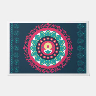 Diwali Doormat; Diwali-Wohngestaltung Fußmatte
