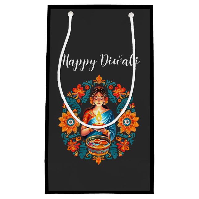 Diwali-Feier Kleine Geschenktüte (Vorderseite)