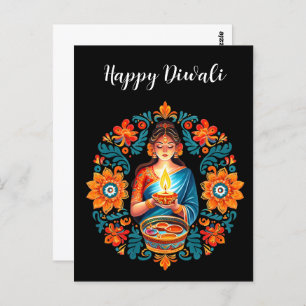 Diwali-Feier Postkarte
