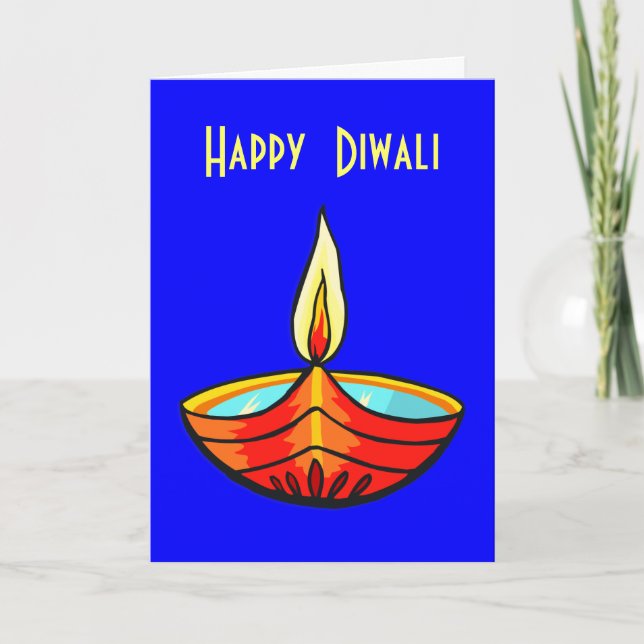 Diwali Festival-Lichter Karte (Vorderseite)