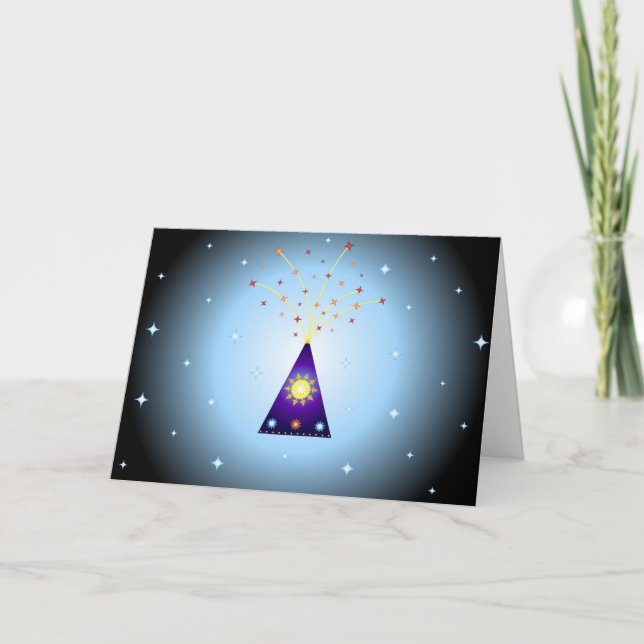 Diwali Feuerwerke - Karte (Vorderseite)