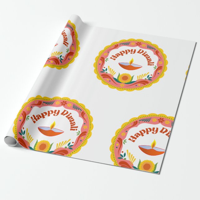 Diwali Gift Wrapping Papers Geschenkpapier (Ungerollt)