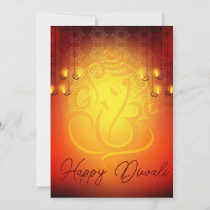 Diwali-Gruß Feiertag Ganesha Om Karte