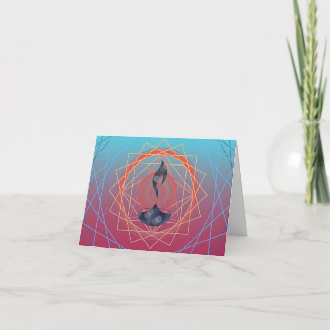 diwali Grüße diya geographics Karte (Vorderseite)