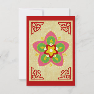 Diwali Grüße rangoli Karte