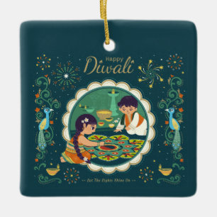 Diwali Keramik Ornament