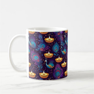 Diwali Midnight Serenity Kaffeetasse