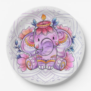 Diwali Papierplatte Pappteller