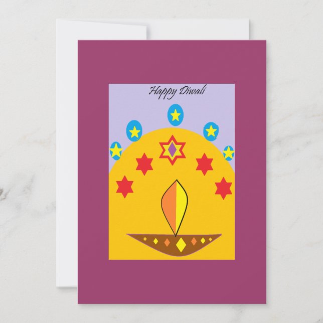 Diwali Party Einladung (Vorderseite)