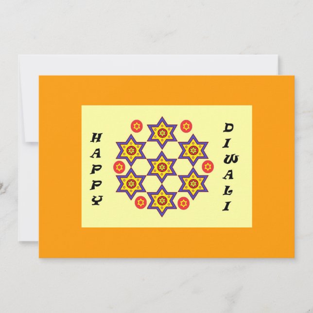 Diwali-Party Einladung (Vorderseite)