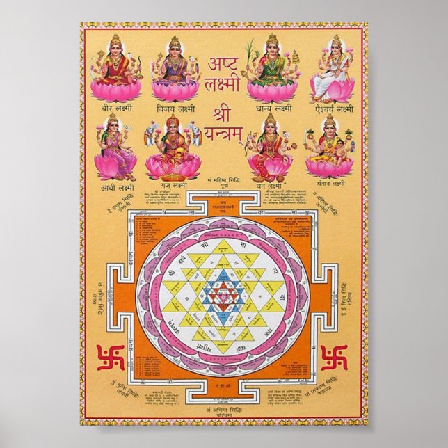 Diwali poja poster (Vorne)