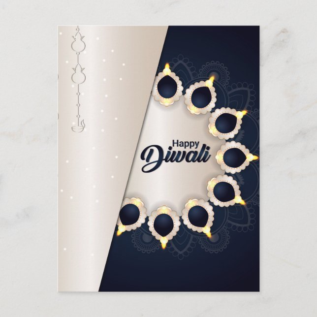 Diwali Postcard Postkarte (Vorderseite)