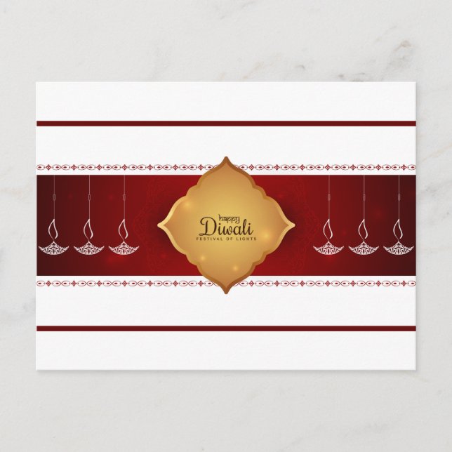 Diwali Postcard Postkarte (Vorderseite)