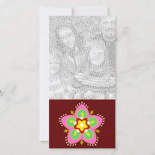 Diwali rangoli Fotokarte