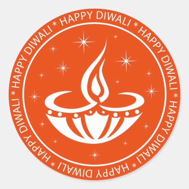Diwali Sticker (Vorderseite)