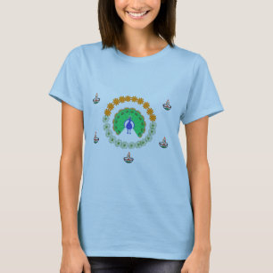 Diwali-T-Shirts für doppelte Druckausgabe - Diyas  T-Shirt