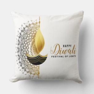 Diwali Throw Pillow Kissen