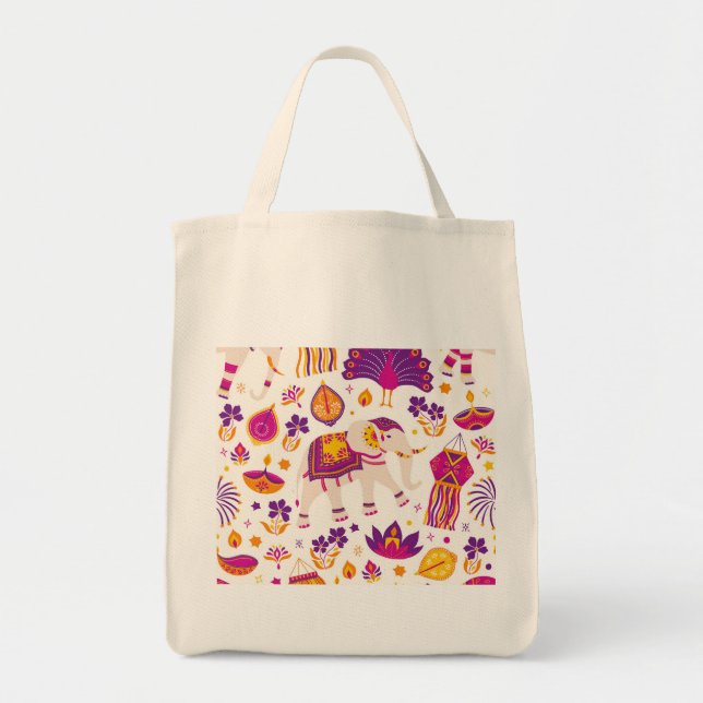 Diwali Tote Bag Tragetasche (Vorne)