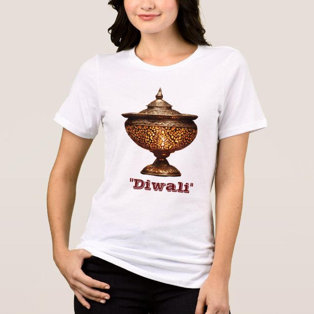 Diwali Tri-Blend Shirt (Vorderseite)