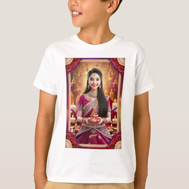 DiwaliLamps T-Shirt (Vorderseite)