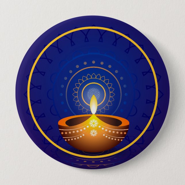 Diwalis Versprechen Diwali Button (Vorderseite)