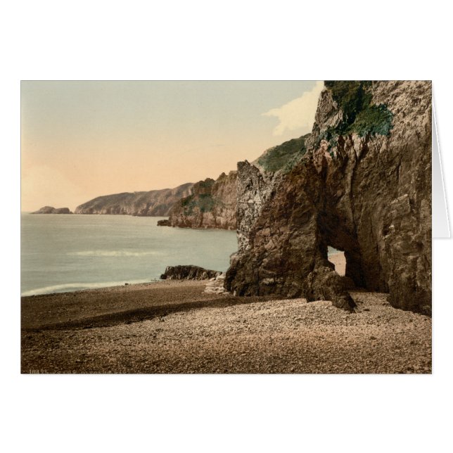 Dixcart Bay, Sark, Kanalinseln, England (Vorderseite (Horizontal))