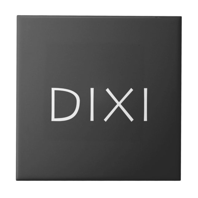 Dixi Fliese (Vorderseite)