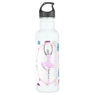 Dixie Ballerina-personalisiertes Tänzer-Geschenk Edelstahlflasche
