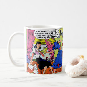 Dixie Dugan Boyfriend Vintage Comicen Kaffeetasse