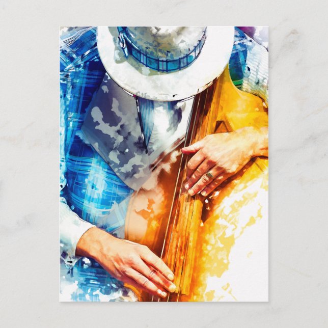 Dixie Landfarbe Postkarte (Vorderseite)