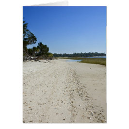 Dixie Landkreis Beach Blank Card