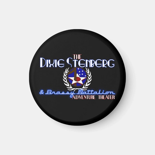 Dixie-Logo-Magnete Magnet (Vorne)