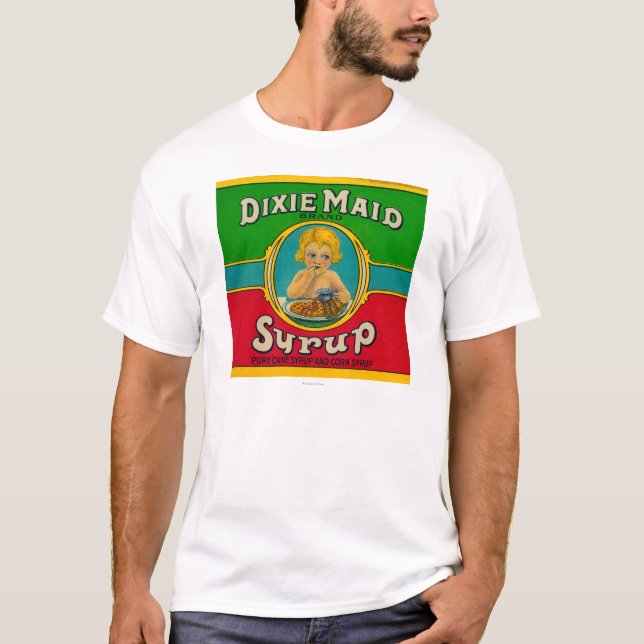 Dixie Mädchen-Sirup LabelCairo, GA T-Shirt (Vorderseite)