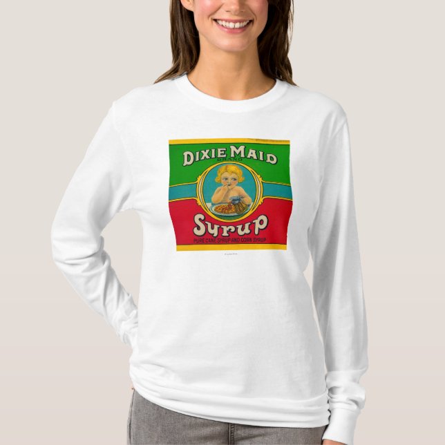Dixie Mädchen-Sirup LabelCairo, GA T-Shirt (Vorderseite)