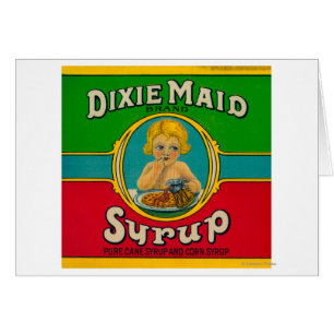 Dixie Maid Sirup LabelKairo, GA