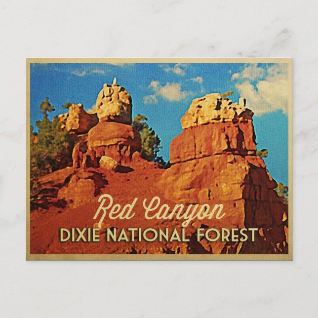 Dixie National Forest Postkarte (Vorderseite)