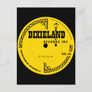 Dixieland-Platten Postkarte