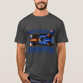 Dixon Champion 2020 blauer Text T-Shirt