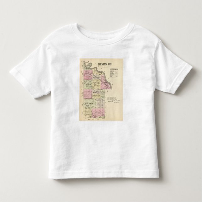 Dixon County, Nebraska Kleinkind T-shirt (Vorderseite)