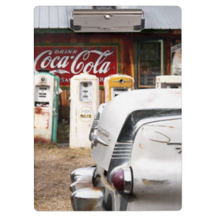 Dixon, New Mexico, Vereinigte Staaten. Oldtimer Klemmbrett