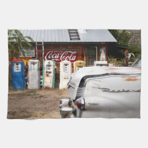 Dixon, New Mexico, Vereinigte Staaten. Oldtimer Küchentuch